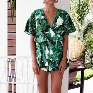 Banana Leaf romper